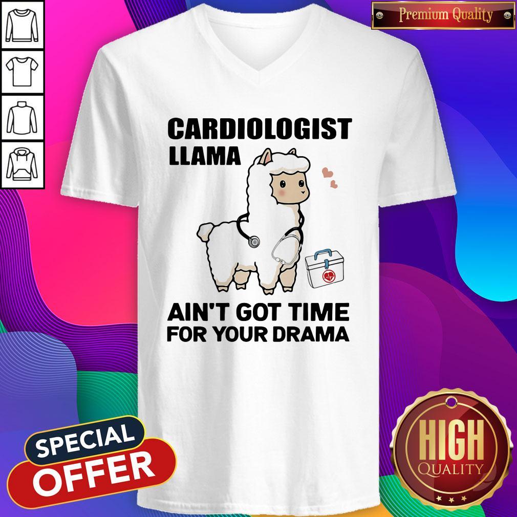 Good Cardiologist Llama Ain't Got Time For Your Drama V-neck
