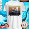 Great Scuba Drive I Hate People Vintage Retro Shirt