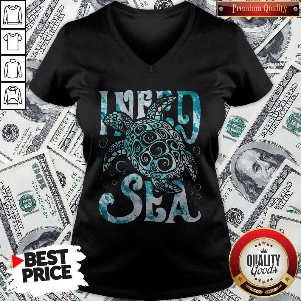 High Quality I Am Very Excited With Turtle I Need Sea V-neck