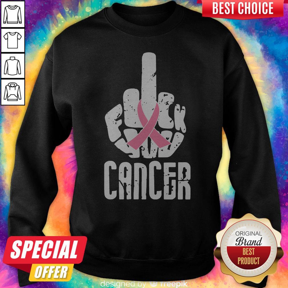 High Quality I Like Fuck You Breast Cancer Sweatshirt