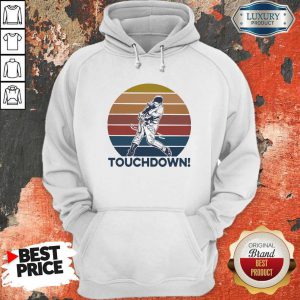 Important Touch Down Soft Ball Vintage Retro Hoodie