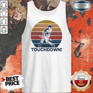 Important Touch Down Soft Ball Vintage Retro Tank Top
