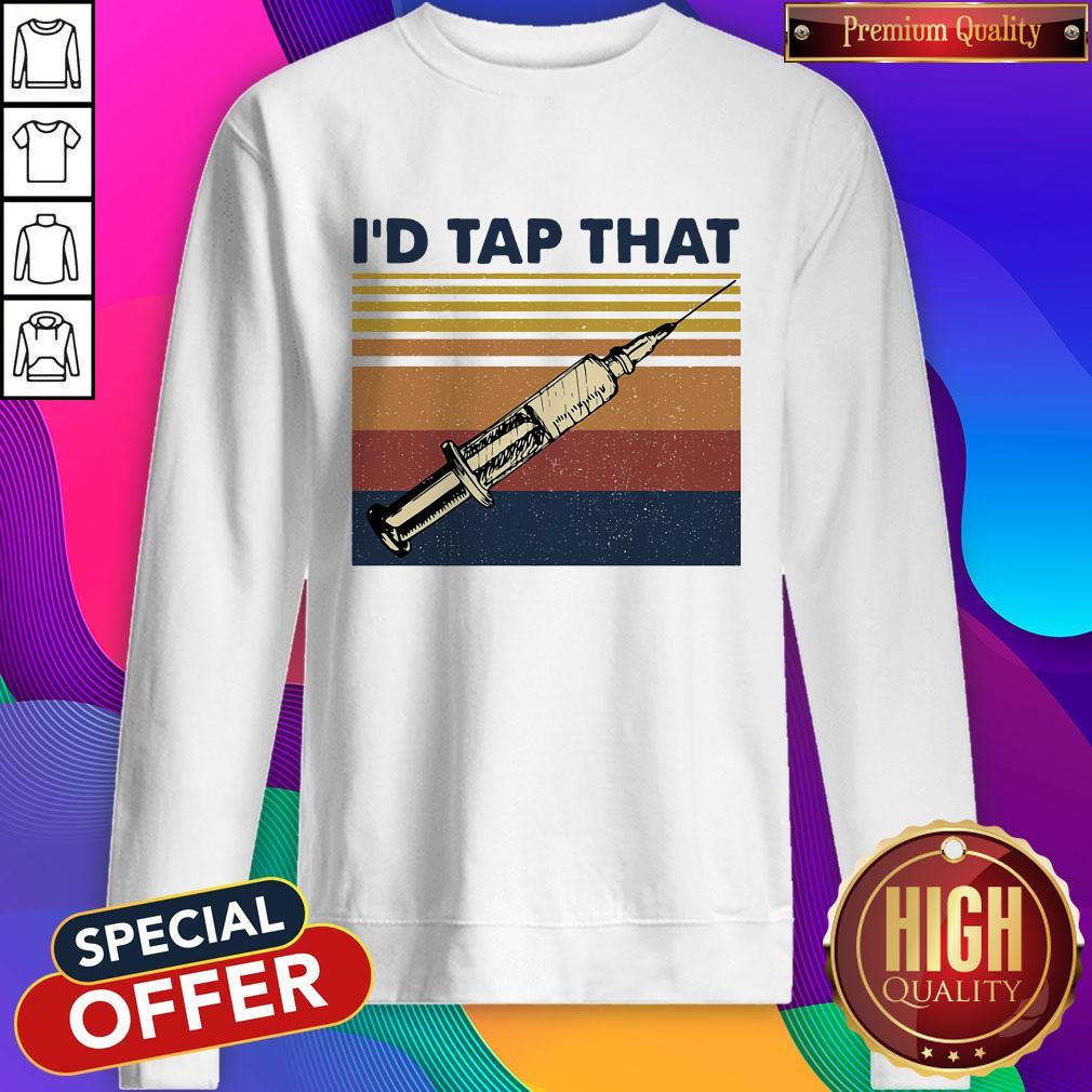 Premium Id Tap That Phlebotomist Vintage Retro Sweatshirt