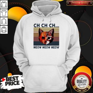 Premium Jason Voorhees Cat Ch Ch Ch Meow Meow Meow Vintage Retro Hoodie