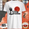 Premium So God Made A Farmer Sunset Shirt