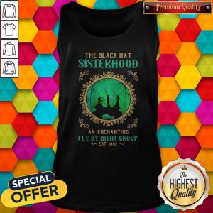 Pro Witchs Halloween The Black Hat Sisterhood An Enchanting Fly By Night Group Est 1692 Tank Top