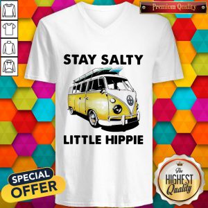 Stunning Surfing Stay Salty Little Hippie V-neck