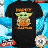Super Nice Baby Yoda Hug Pumpkin Happy Halloween Shirt