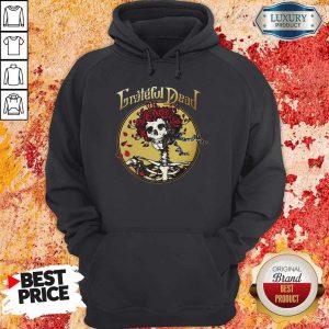 Wicked Skeleton Roses Grateful Dead Band Halloween Hoodie