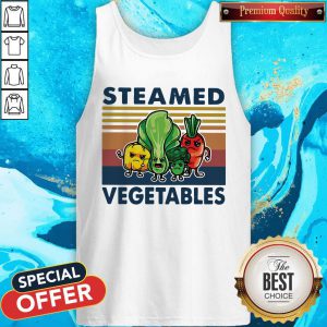 Wonderful Vegan Steamed Vegetables Vintage Retro Tank Top
