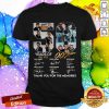 58 Years Of 1962-2020 007 Thank You For The Memories Signatures Shirt