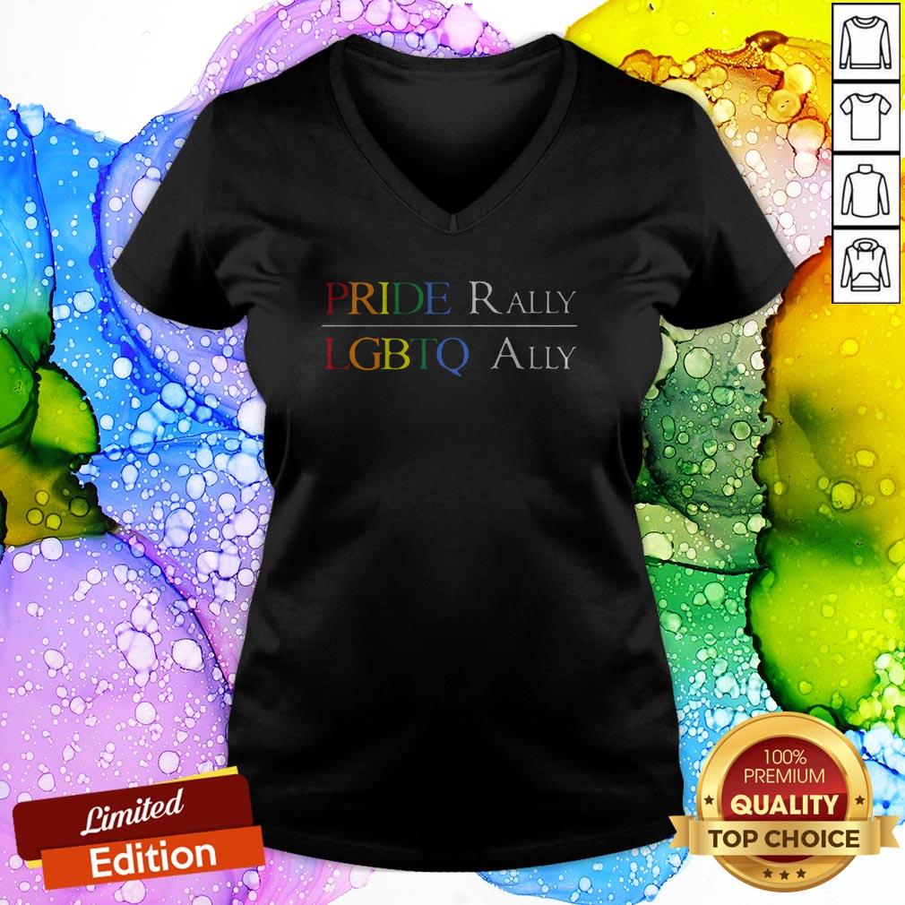 Fantastic I Cant See Pride Rally LGBTQ Ally V-neck