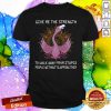 Flamingo Give Me The Strength To Walk Away From Stupid People Without Shirt