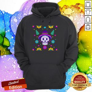 Floral Skull Dia De Los Muertos Day Of The Dead Hoodie