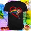 Funny LGBT Flag T Shirt Sloth Gay Lesbian Shirt