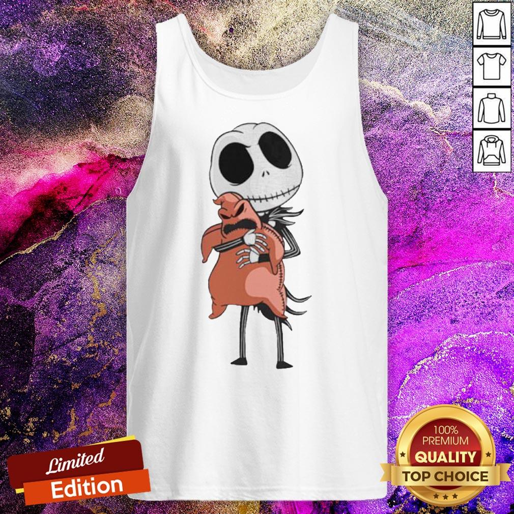 Jack Skellington Hugging Oogie Boogie Tank Top