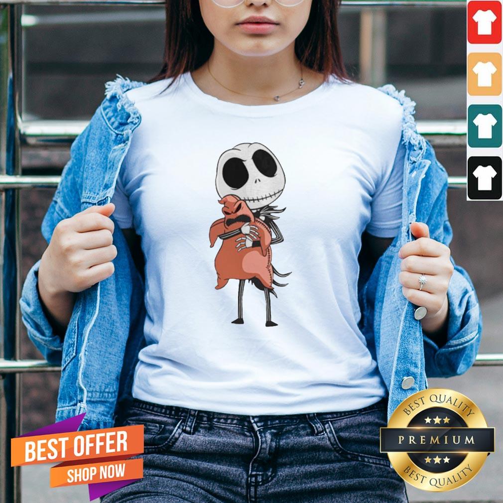 Jack Skellington Hugging Oogie Boogie Shirt - Image 4