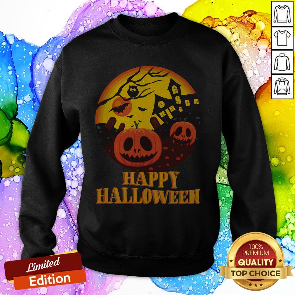 Nice Scary Happy Halloween Day SweatShirt