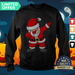 Official Christmas Dabbing Santa Claus Boys Girls Kids Xmas SweatShirt