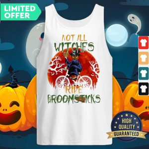 Official Halloween Not All Witches Ride Broomsticks Vintage Tank Top