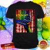 Pro Pride 2020 American Flag Print On Back Only Plain Front TShirt LGBT Pride Shirt