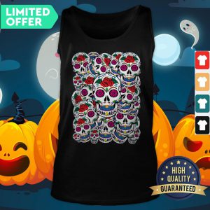 Sugar Skulls Galore Day Of The Dead Muertos Tank Top