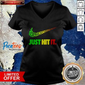 420 Weed Nike Just Hit It V Neck