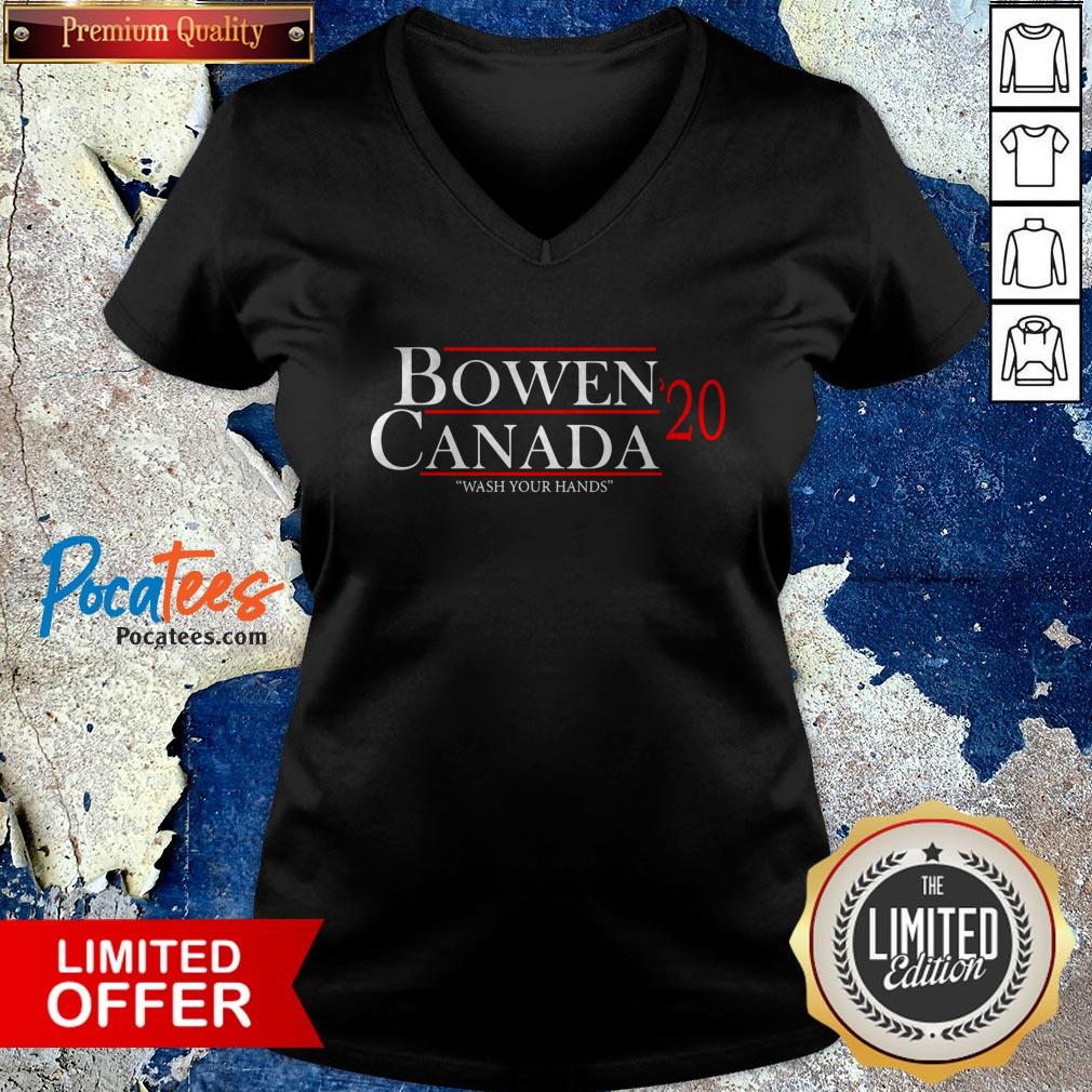 Bowen Canada 20 Wash Your Hands V Neck
