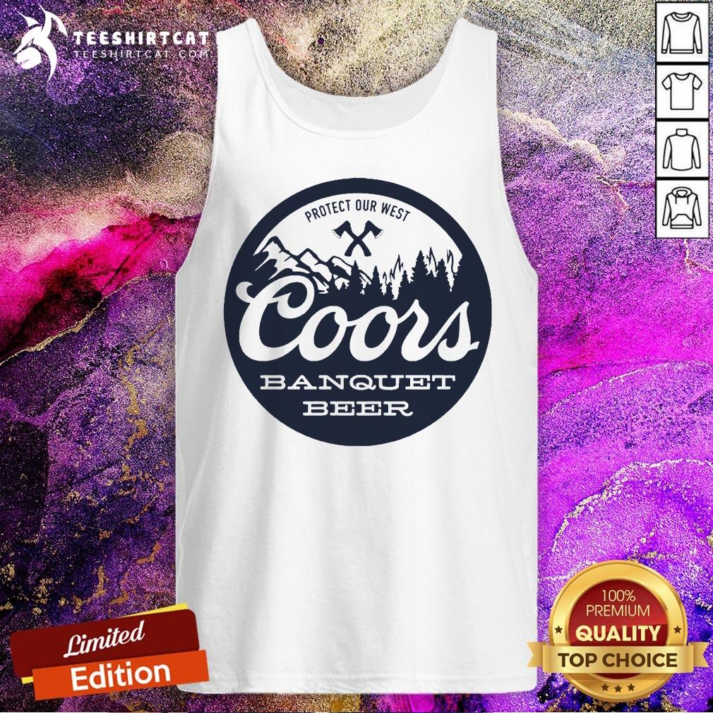 Coors Banquet Beer Protect Our West Tank Top