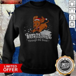 Dachshund Through The Snow Sweatshirt