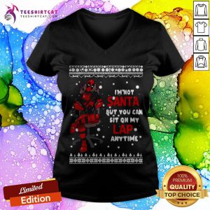 Deadpool I Not Santa But You Can Sit On My Lap Anytime Christmas V Neck