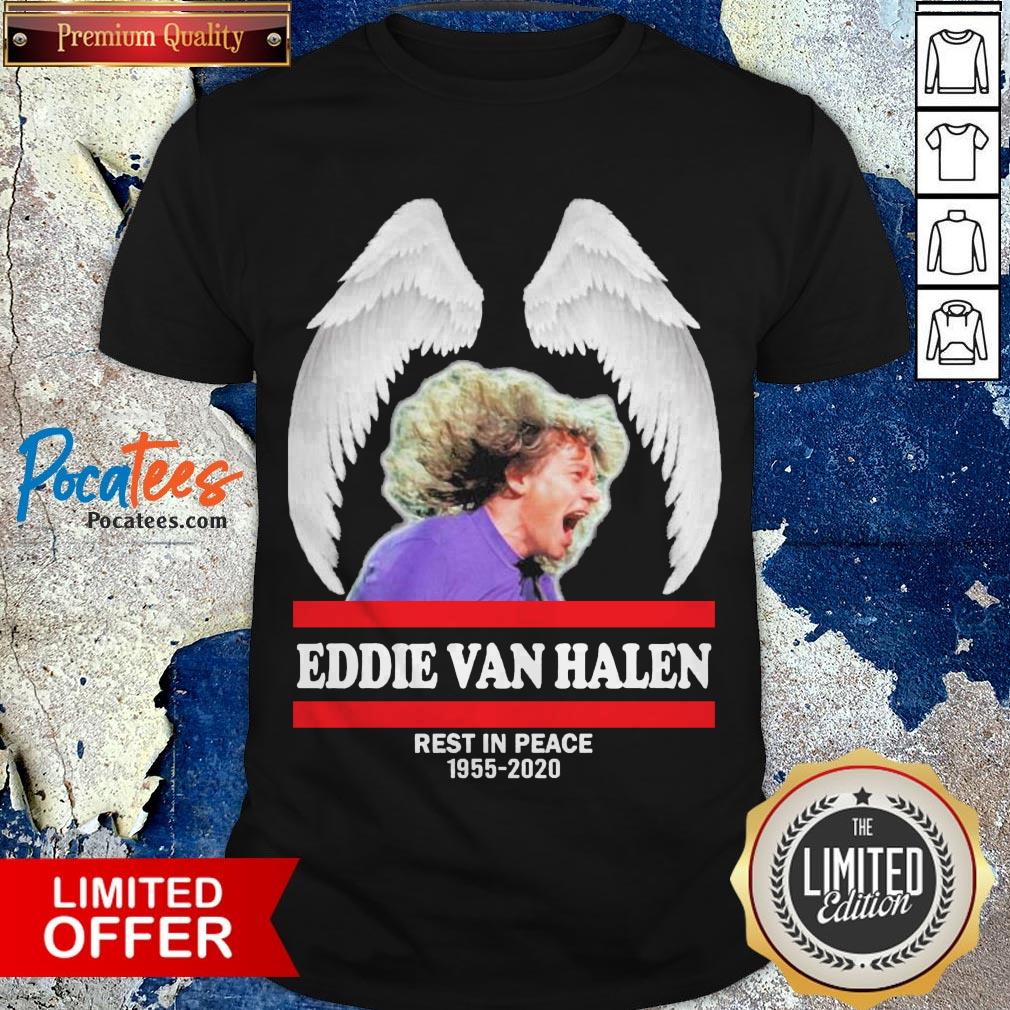 Eddie Van Halen Wings Rest In Peace 1955 2020 Shirt