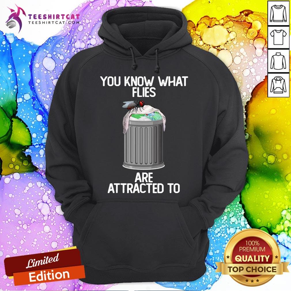 Fly On Mike Pence Debate Flies Attracted To Trash Funny T-Hoodie