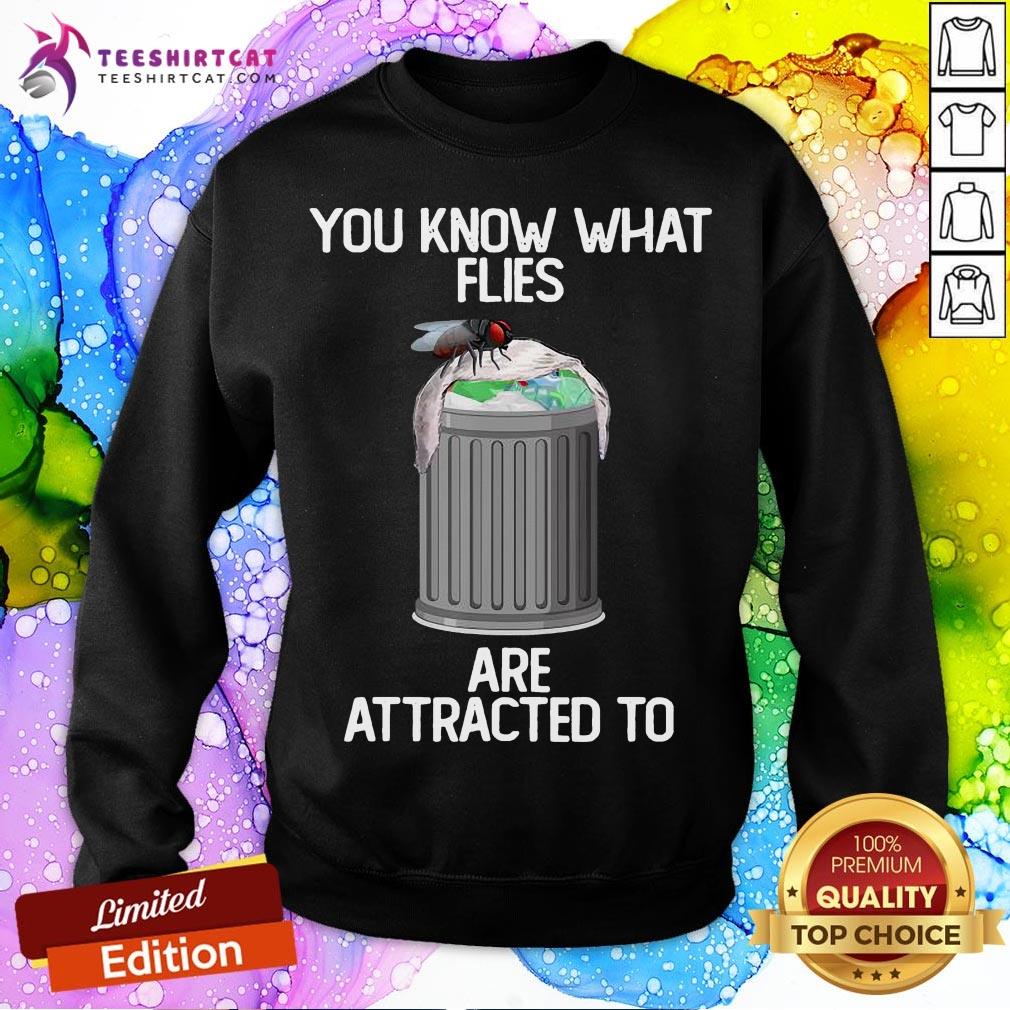 Fly On Mike Pence Debate Flies Attracted To Trash Funny T-Sweatshirt