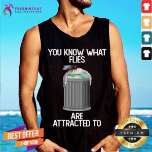 Fly On Mike Pence Debate Flies Attracted To Trash Funny T-Tank Top