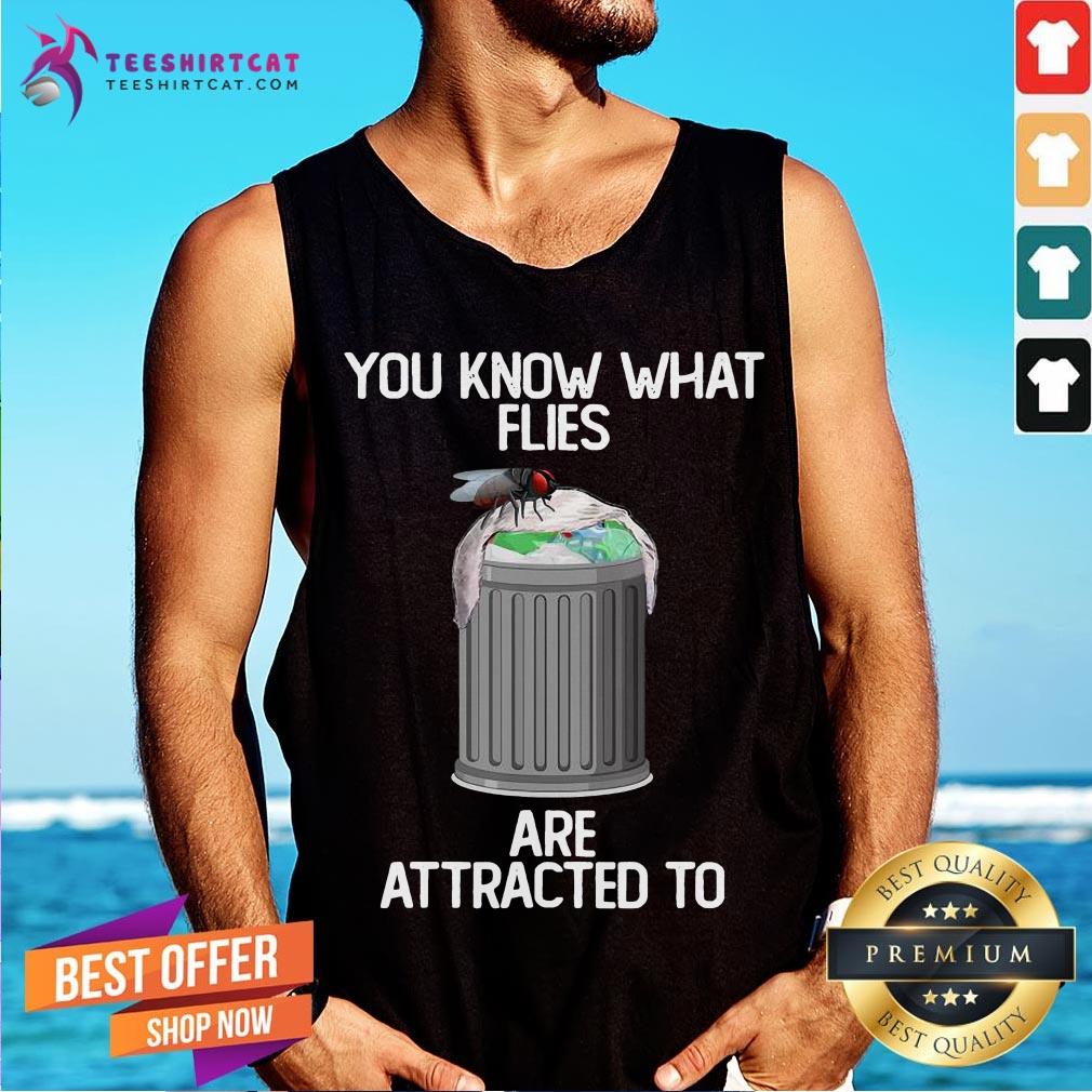 Fly On Mike Pence Debate Flies Attracted To Trash Funny T-Tank Top