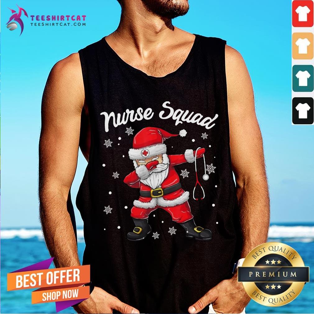 Funny Christmas Scrub Tops Dabbing Santa Nurse Squad Tank Top - Design By Teeshirtcat.com Funny Christmas Scrub Tops Dabbing Santa Nurse Squad Tank Top - Design By Teeshirtcat.com