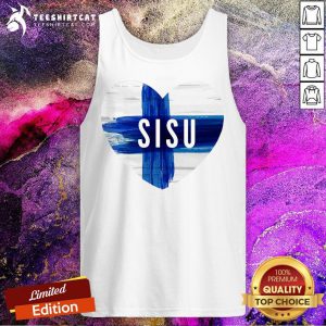 Funny Finnish Heart SISU Tank Top - Design By Teeshirtcat.com