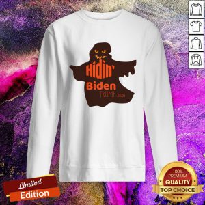 Funny Kids Halloween Costume Ghost Hidin' Biden Trump 2020 SweatShirt