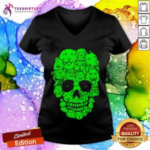 Good Skull Dogs Halloween V Neck