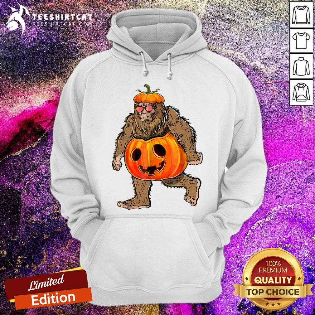 Hot Halloween Bigfoot Pumpkin Hoodie