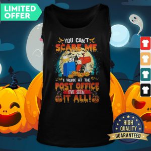 Mailbox You Can’t Scare Me I Work At The Post Office I’ve Seen It All Halloween Tank Top