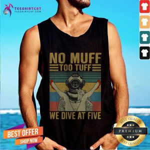No Muff Too Tuff We Dive Five Vintage Tank Top