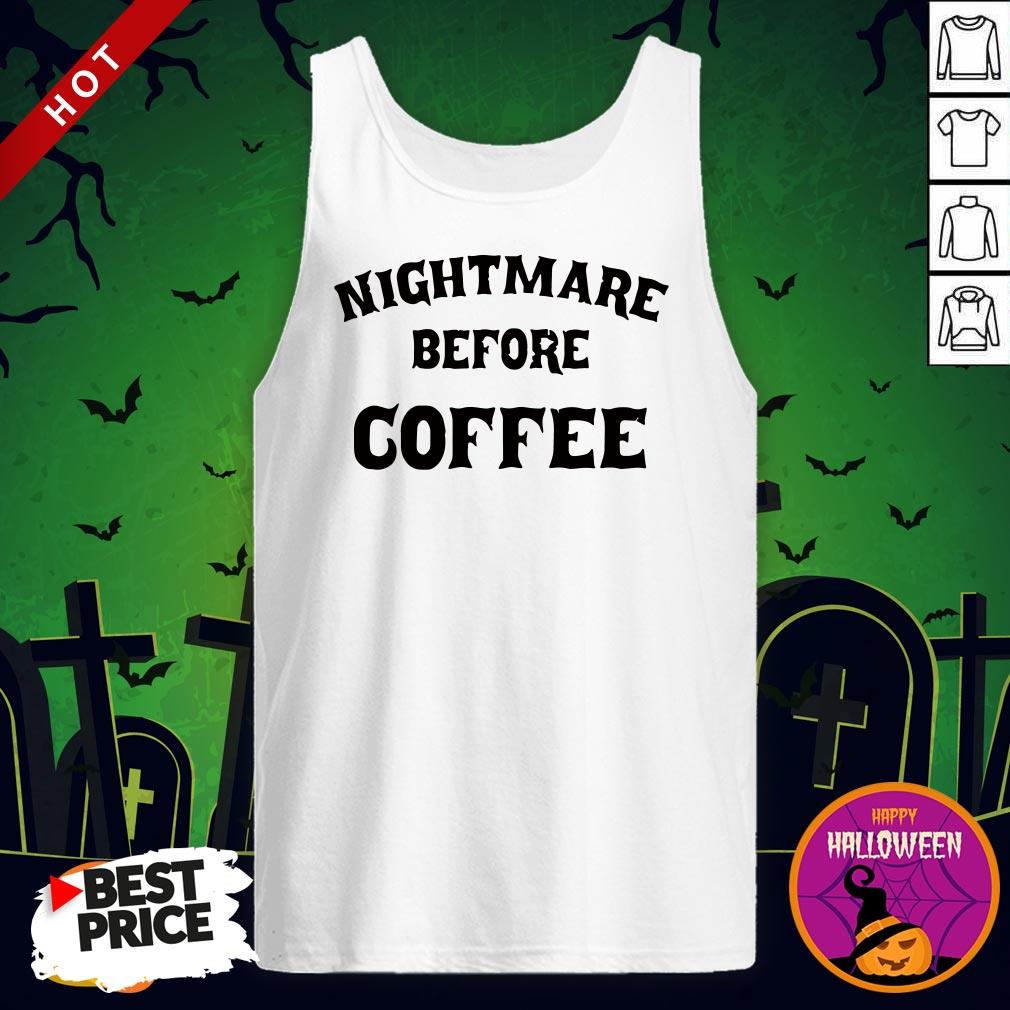 Official Nightmare Before Coffee Tank Top
