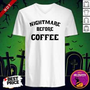 Official Nightmare Before Coffee V-neck