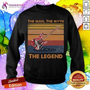 Perfect Guitar The Man The Myth The Legend Vintage Sweatshirt - Design By Teeshirtcat.com
