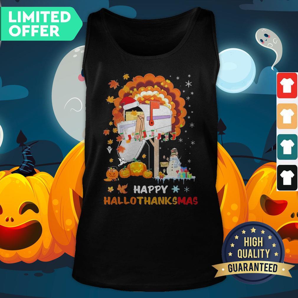 Perfect Mailbox Happy Hallothanksmas Tank Top