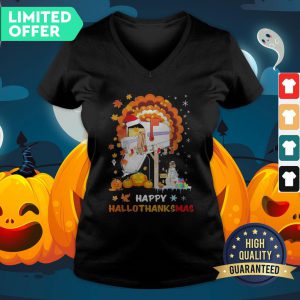 Perfect Mailbox Happy Hallothanksmas V-neck