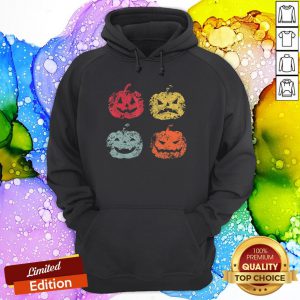 Pumpkin Halloween Retro Vintage Hoodie
