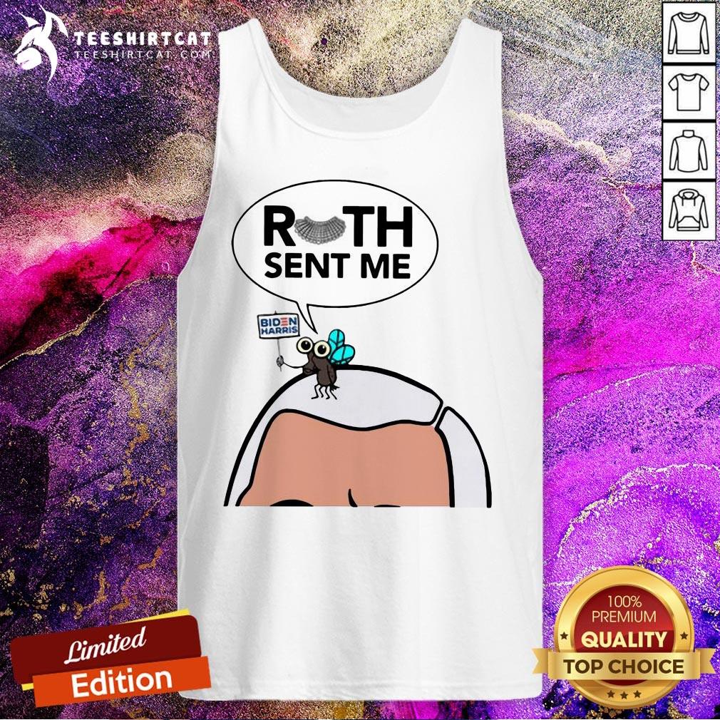 Rbg Ruth Sent Me Fly Mike Pence Biden Harris Tank Top